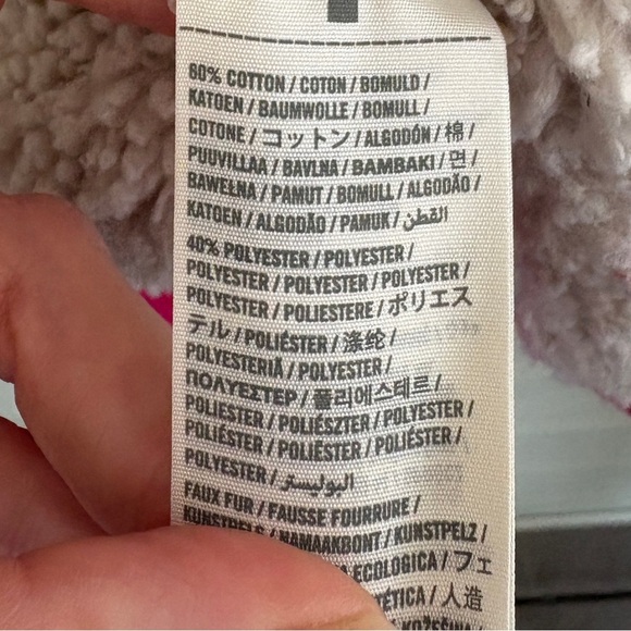 ABERCROMBIE & FITCH hot pink fleece lined hoodie Y2K - Picture 15 of 15